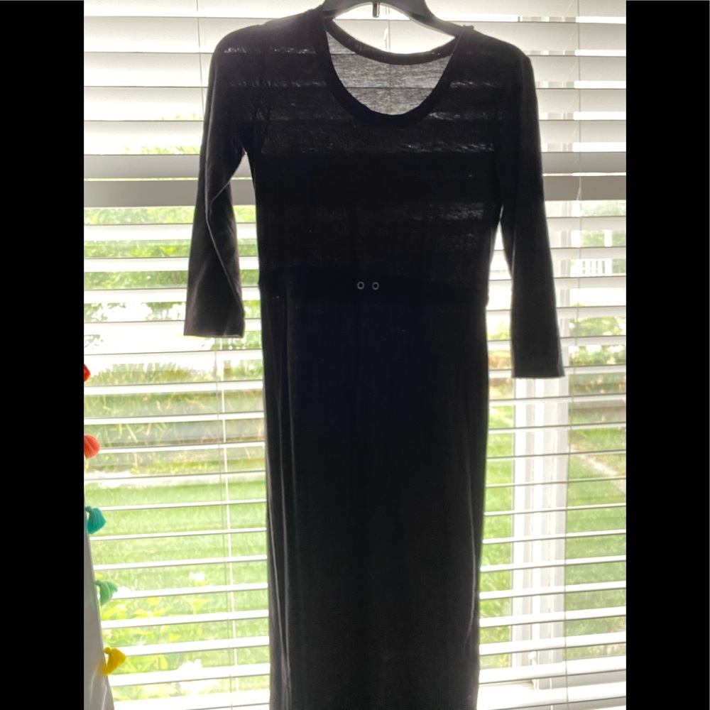 Black long dress